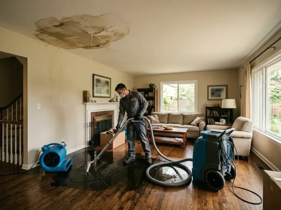 attic-pipe-burst-ceiling-drip-008 — frequently asked questions, Water Damage Restoration & Carpet Care in Reminderville, OH